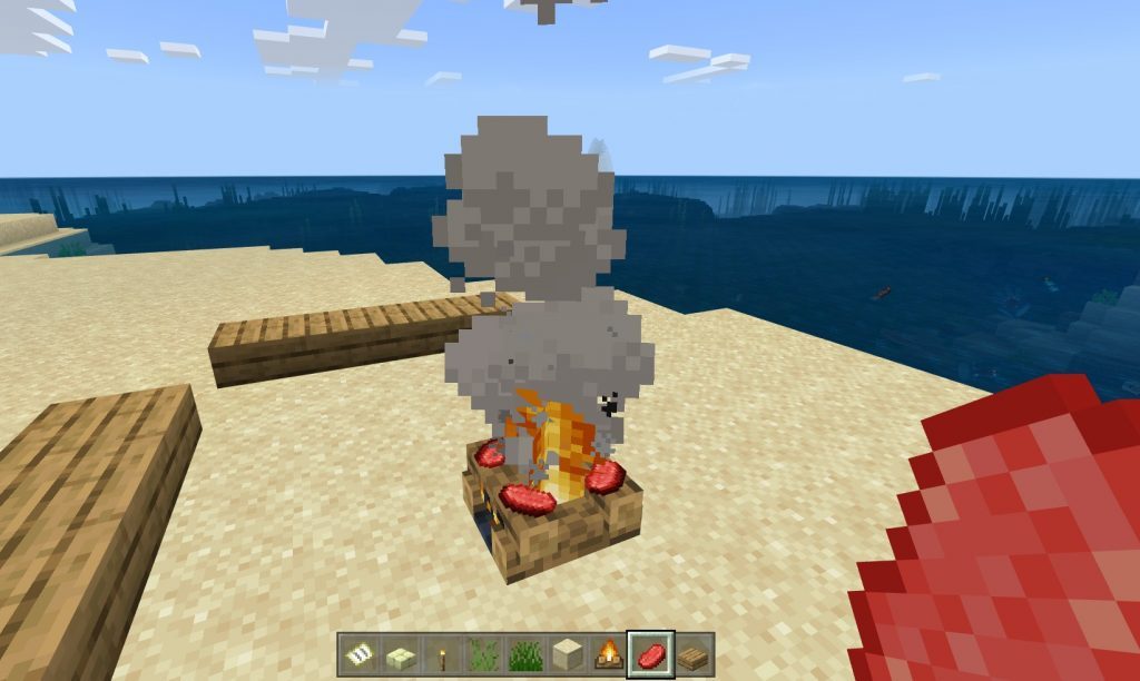 How to cook meat in Minecraft