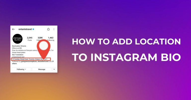 How To Add Location On Instagram