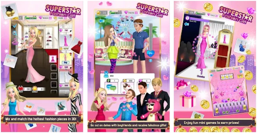 Superstar fashion Girl Game Android